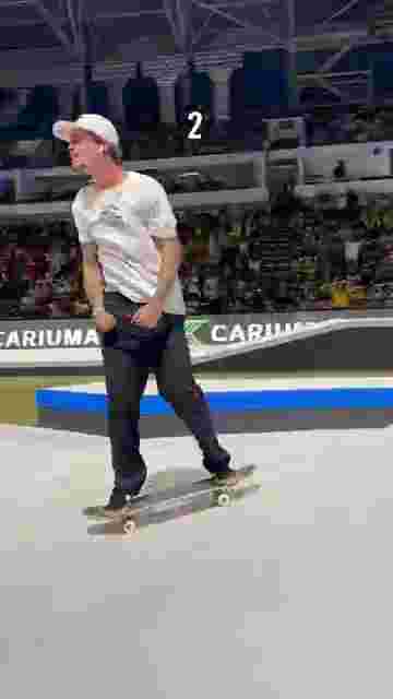 Vincent Milou doing boss tricks at Street League Skateboarding tournament